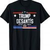 Trump Desantis 2024 save America USA Flag Unisex TShirt