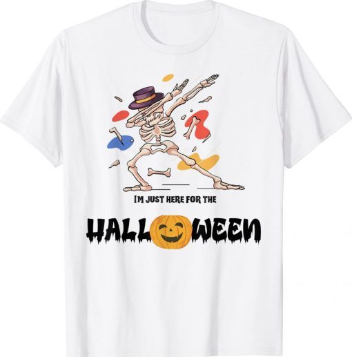 Halloween Dabbing Skeleton Scary Skeleton Costume Gift Shirts