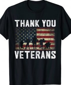 Veterans Day Gifts Thank You Veterans Proud Shirt Tee Shirt