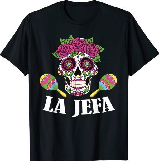 Dias de los Muertos Mexican Day of the dead La Jefa Vintage TShirt