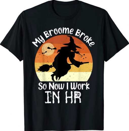 Funny HR Witch Human Resources Halloween Costume Unisex TShirt