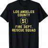Truck Side 51 Emergency Squad Reproduction Logo Essential Vintage TShirt