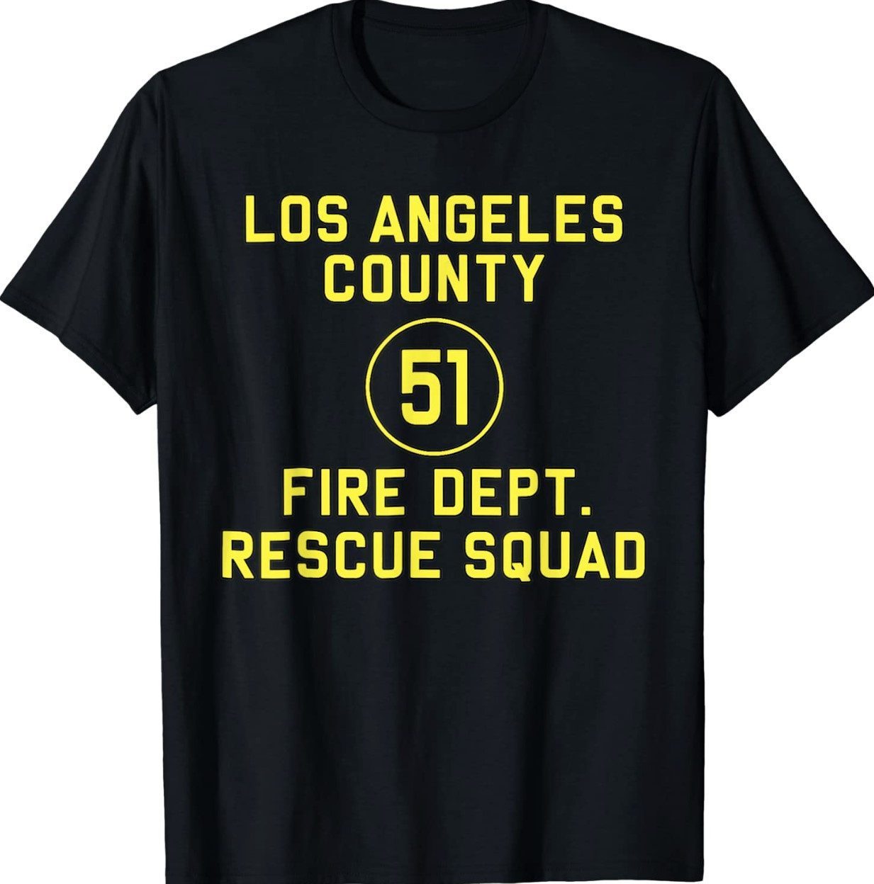 Truck Side 51 Emergency Squad Reproduction Logo Essential Vintage TShirt