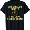 Truck Side 51 Emergency Squad Reproduction Logo Essential Vintage TShirt