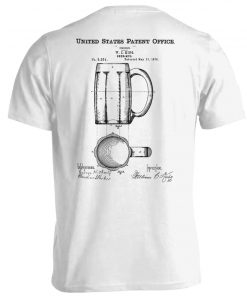 Beer Mug Patent Vintage TShirt
