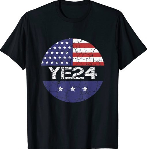 Kanye West Ye24 Us Flag Vintage TShirt