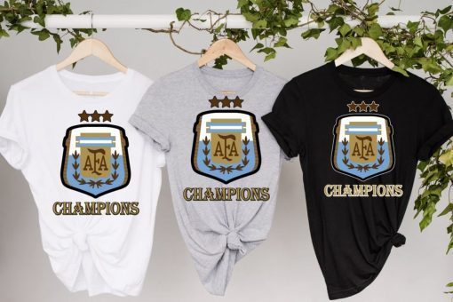 Official Champions Argentina We Are The Champions TShirt