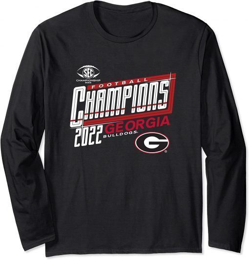 Georgia Bulldogs SEC Champs 2022 Locker Room Long - ReviewsTees Store