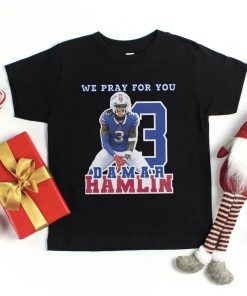 Damar Hamlin Heart 3, Buffalo Hockey Love For 3, Support Damar Hamlin Shirt