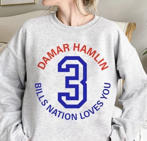 Praying for Damar Hamlin 3, Love For Damar Hamlin Classic Shirt