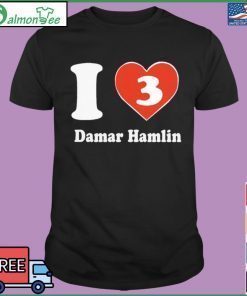 I Love 3 Damar Hamlin Tee Shirt