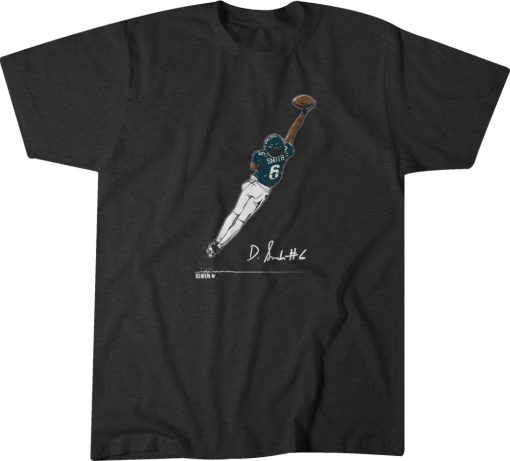 DeVonta Smith One Hand Philadelphia 2023 Tee Shirt