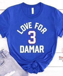 Damar Hamlin Love For 3 Gift Shirts