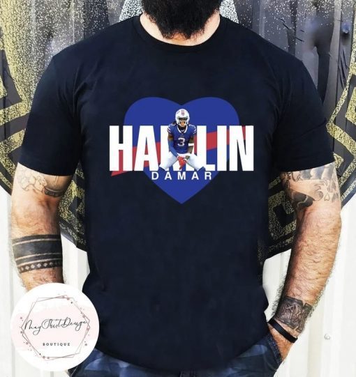 Damar Hamlin, Support Damar Hamlin, Buffalo Hockey Love For 3 Unisex Shirt