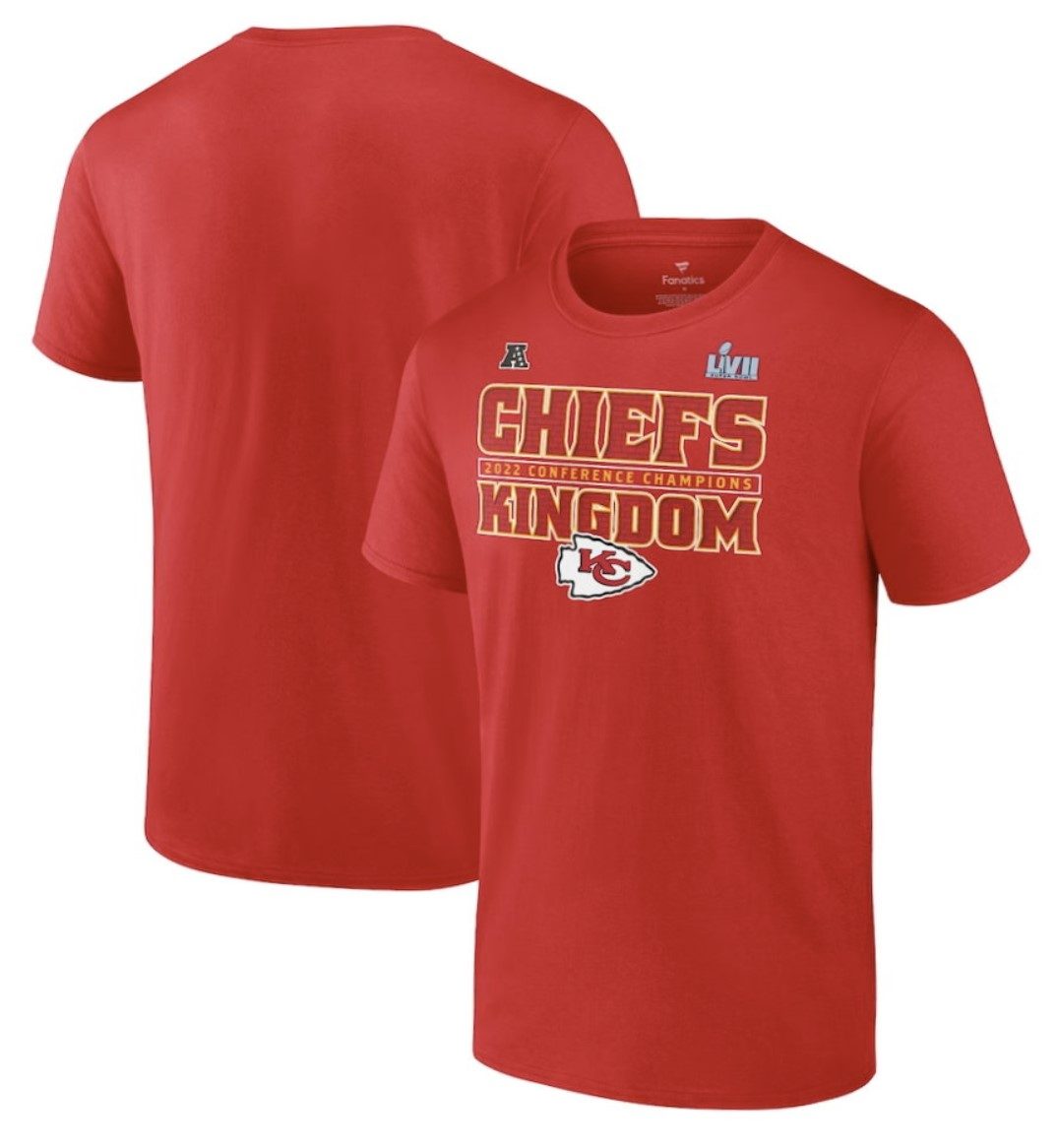 Kansas City Chiefs 2022 AFC Champions Team Slogan Gift Shirts - ReviewTees