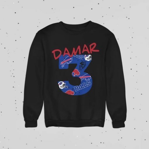 Damar Hamlin 3, Pray For Damar, Love Damar Hamlin Tee Shirts