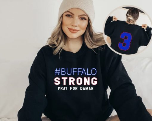 Damar Hamlin Buffalo, Pray For Damar 2023 Shirt