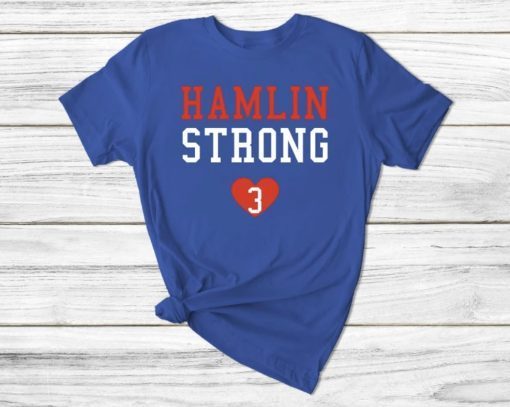 Damar Hamlin Strong Pray for 3 Show Love Tee Shirt