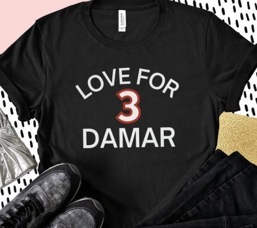 Love For 3, Damar Hamlin Heart 3 Shirt