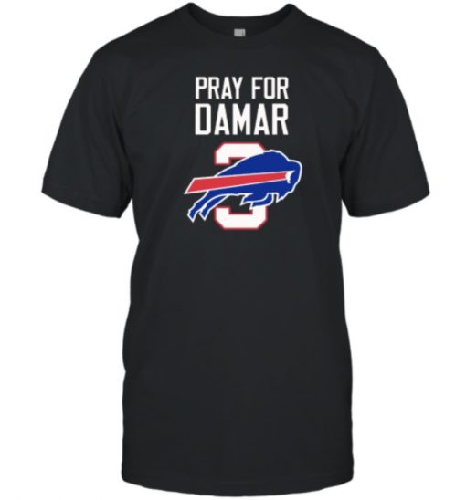Buffalo Bills Damar Hamlin Love For 3 Damar Gift T-Shirt