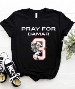 Pray For Damar 3, Damar Hamlin Love For 3 Shirt