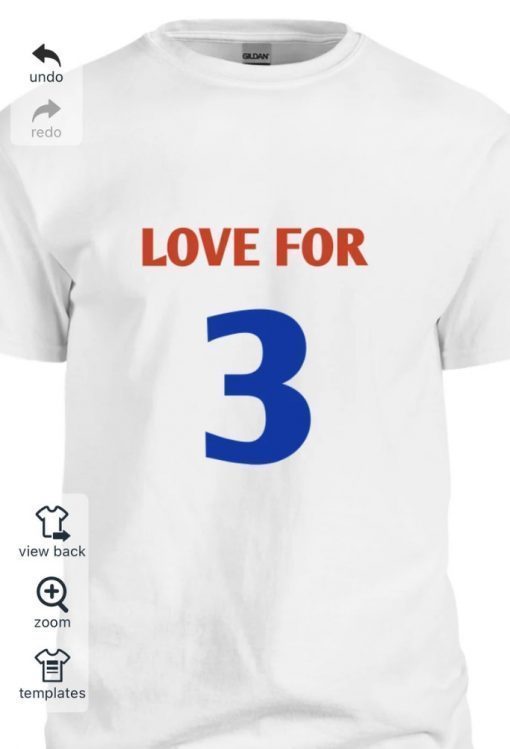 Love for 3, Damar Hamlin Tee Shirt