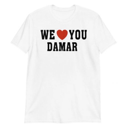 We love you damar love for 3 pray for damar vintage shirt