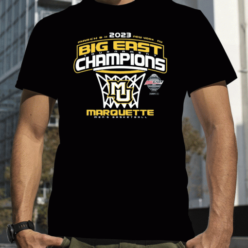 Official Marquette Basketball Big East Tournament Champions 2023 TShirt