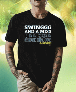 2023 Swing And Miss He Struck Him Out TShirt