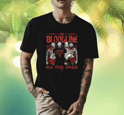 2023 WWE The Bloodline We The Ones Photo Group Shot Shirts