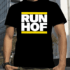 95.7 The Game Bonta Hill Wearing Run Hof Tee Shirt