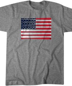 USA: BASEBALL FLAG T-SHIRT