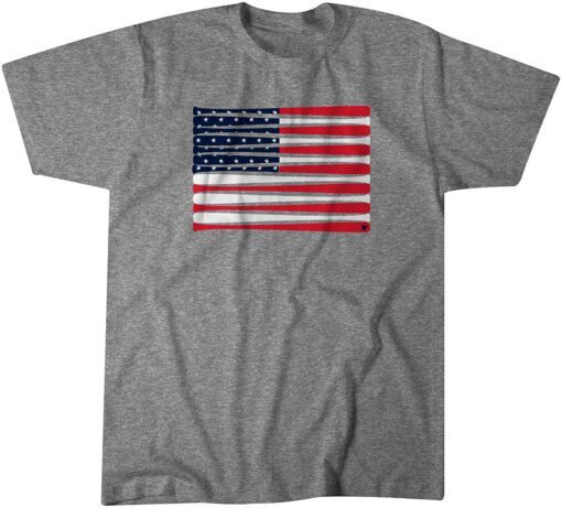 USA: BASEBALL FLAG T-SHIRT