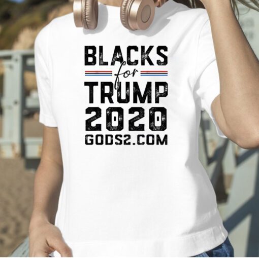 Blacks For Trump 2020 Blacks For Trump 2024 Tee Shirt