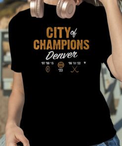 2023 City Of Champions Denver Nuggets Shirt