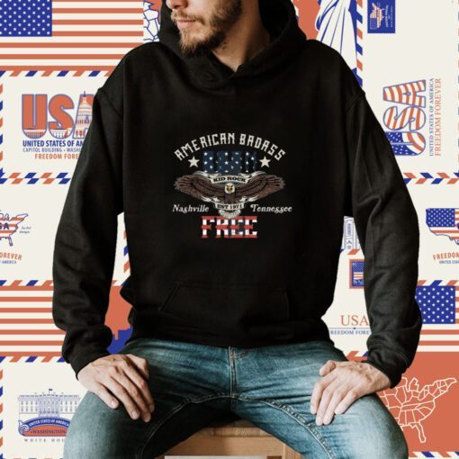 American Badass Born Free 2023 Shirt