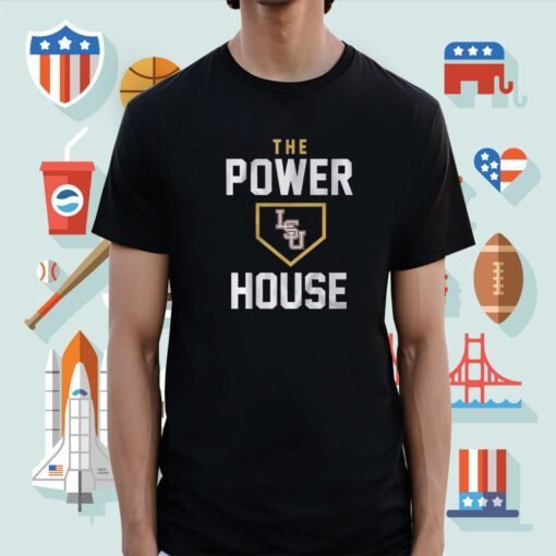 LSU Tigers Baseball Power House Geauxmaha Shirts