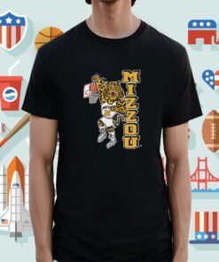 Mizzou Missouri Dunking Tiger Tee Shirt