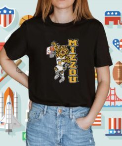 Mizzou Missouri Dunking Tiger Tee Shirt