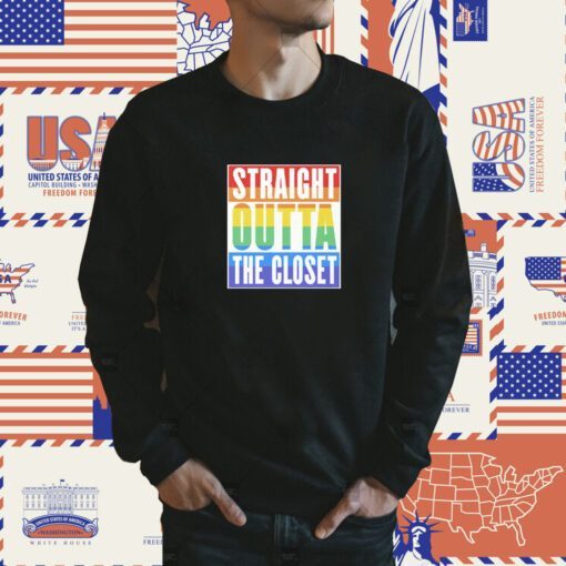 Straight Outta The Closet LGBTQ+ Pride Vintage Shirts