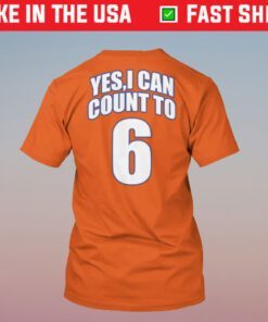 Yes I Can Count To 6 Florida Baseball Tee Shirt