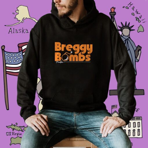 Alex Bregman Breggy Bombs Houston Tee Shirt