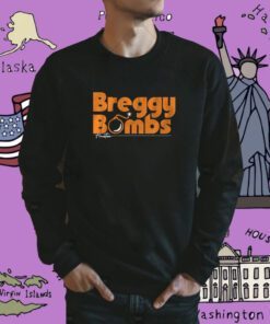 Alex Bregman Breggy Bombs Houston Tee Shirt