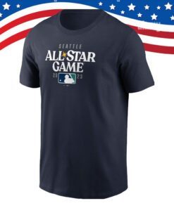 All-Star Game Seattle Mariners Navy Wordmark Tee Shirt
