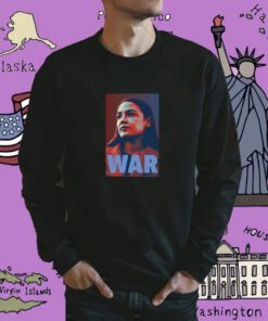 Aoc Ocasio-Cortez's Face War Tee Shirt