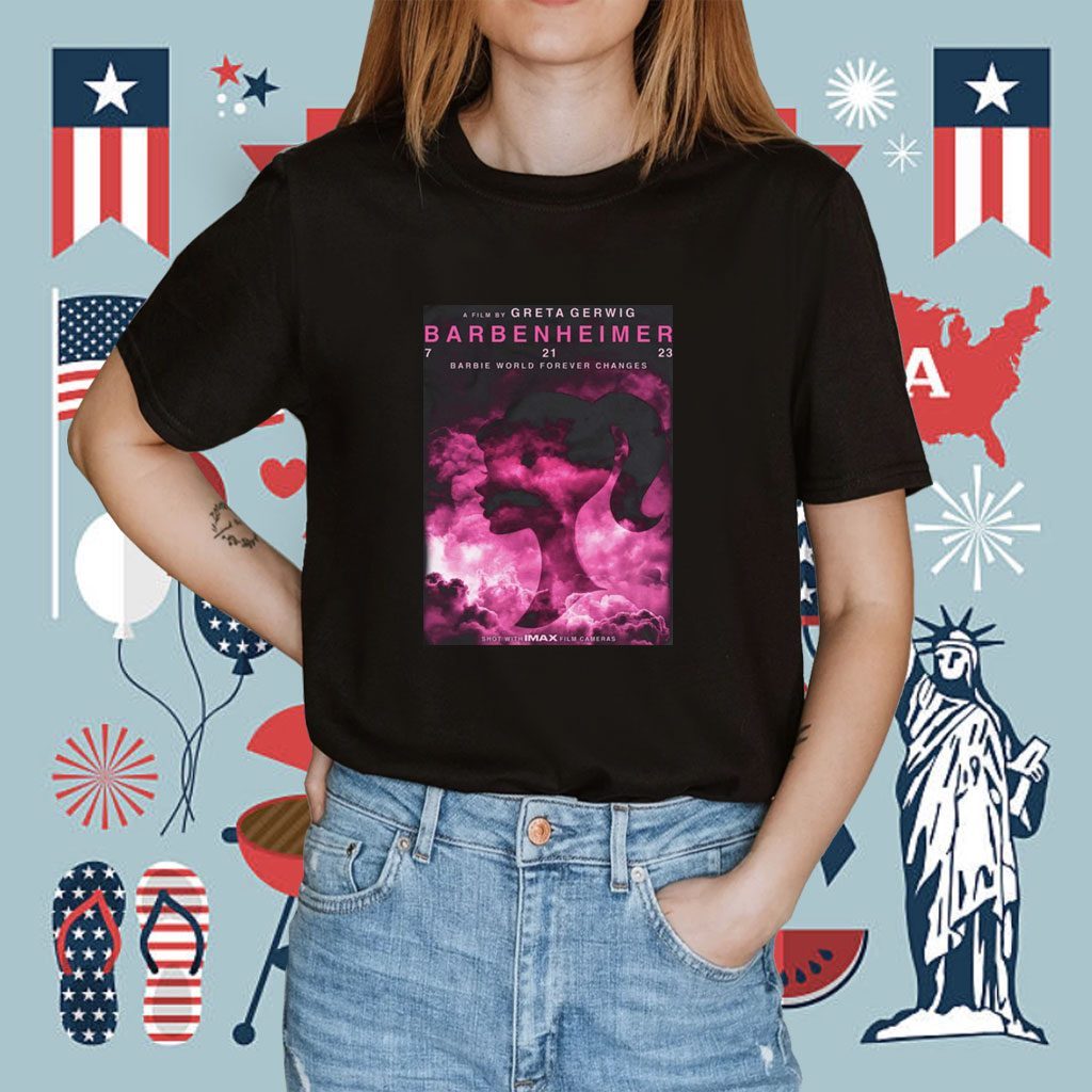 Barbenheimer Movie Poster Shirt