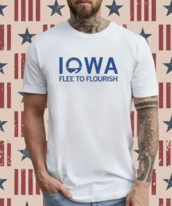 Iowa Flee to Flourish Tee Shirt