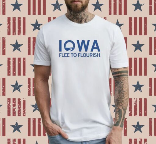 Iowa Flee to Flourish Tee Shirt