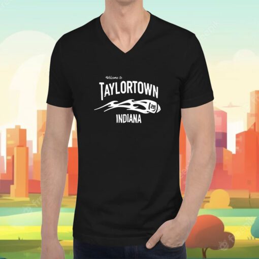 Jonathan Taylor Welcome To Taylortown Indiana T-Shirt