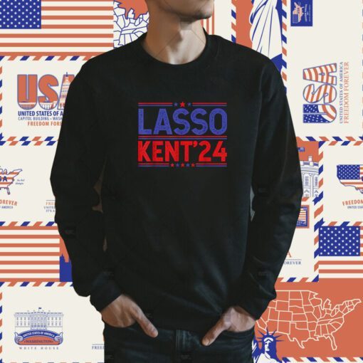 Vintage Lasso Kent' 24 USA Flag Shirt